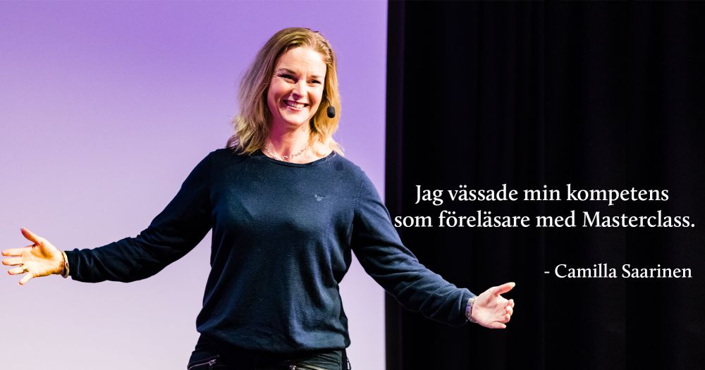 Camilla Saarinen om Masterclass