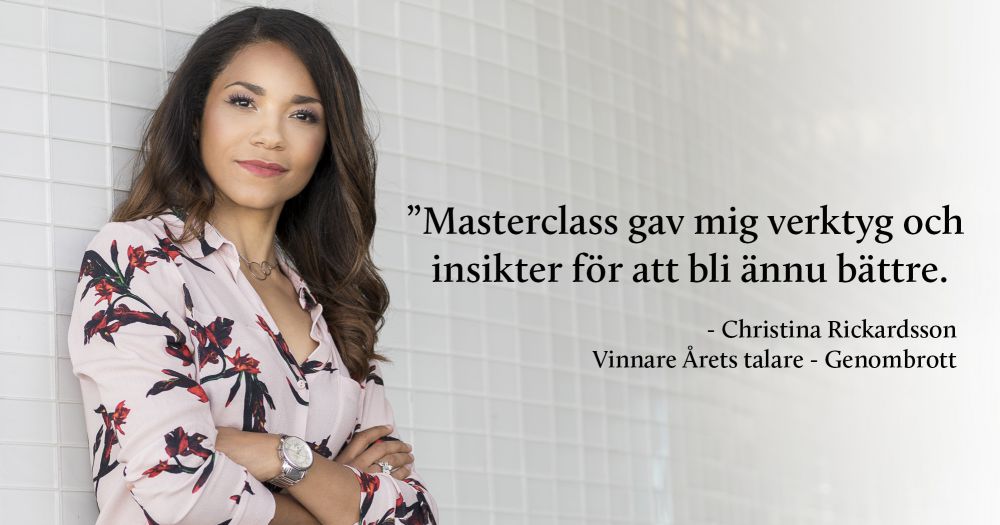 Christina Rickardsson om Masterclass